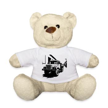 Steel giant from the East - Teddy Bear - white - Front