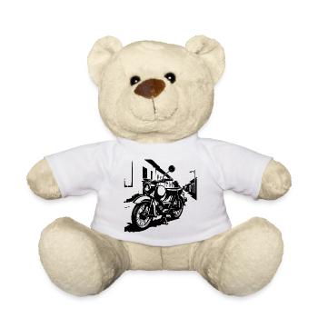Two-stroke legend Oststyle - Teddy Bear - white - Front