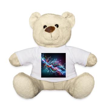 Color Explosion Energy T-Shirt - Teddy Bear - white - Front