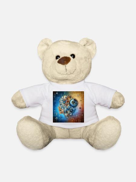 Fusion mécanique cosmique - Nounours - blanc