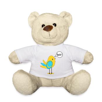 SCHWEDISCH DANKE SCHWEDEN - Teddy - Weiß - Vorne