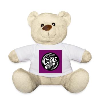 Cool sock socks and funny saying - Teddy Bear - white - Front