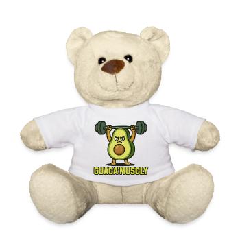 GuacaMuscle Avocado Fitness - Nounours - blanc - Devant