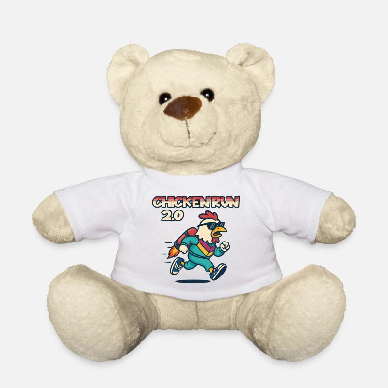 Chicken Run 2.0 Abenteuer-Tee - Teddy - Weiß