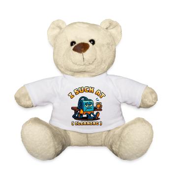 Ich seufze bei - Teddy - Weiß - Vorne