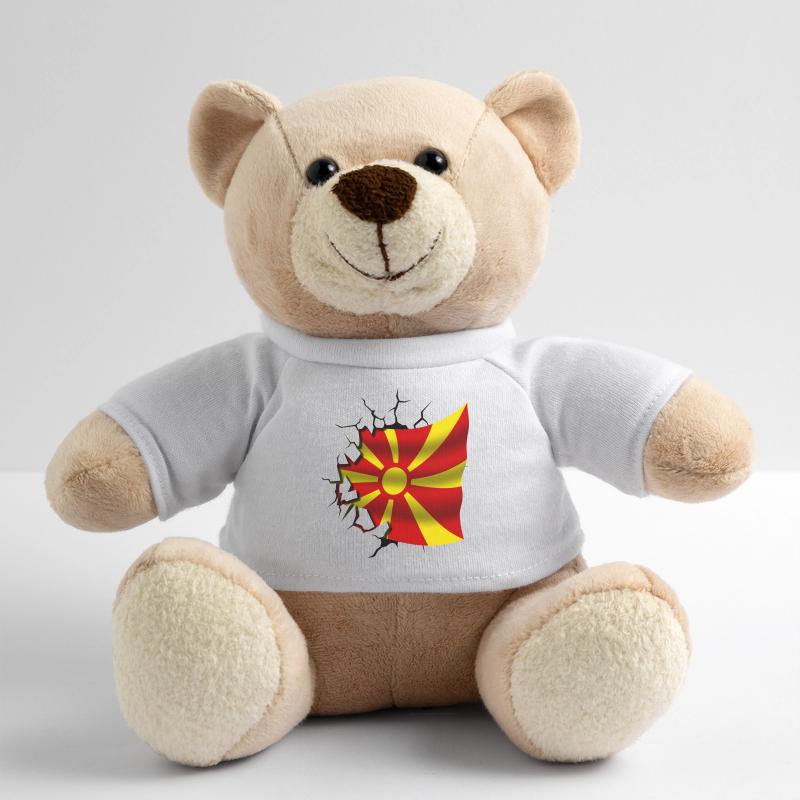 Drapeau de la Macédoine - Macédoine - Drapeau brisé Nounours