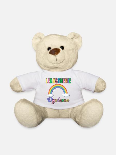 LEGASTHENIE DYSLEXIE REGENBOGEN - Teddy - Weiß