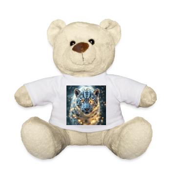 Power Animal White Leopard - Teddy Bear - white - Front