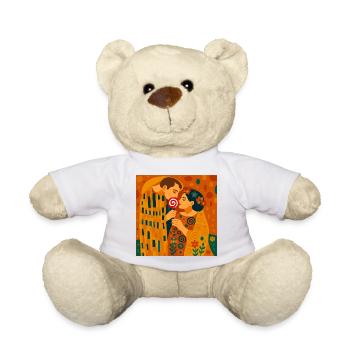 Der (süße) Kuss - Teddy - Weiß - Vorne