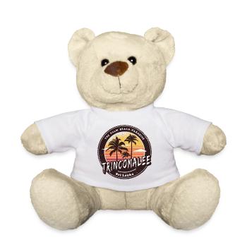 Trincomalee Sri Lanka Vintage Design - Nounours - blanc - Devant
