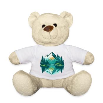 Alpine Reflection - Teddy Bear - white - Front