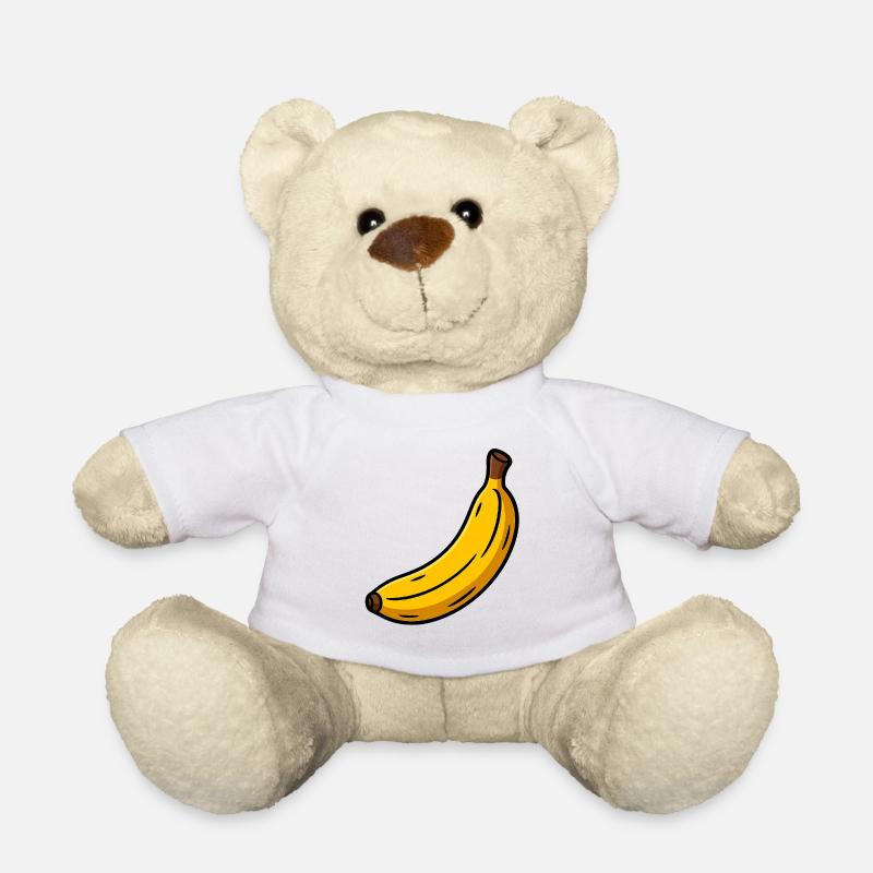 Banane Classique - Nounours - blanc