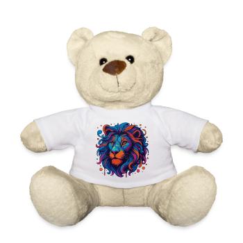 Neon Löwe - Teddy - Weiß - Vorne