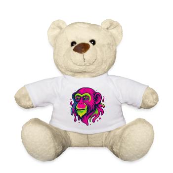 Neon Affe - Teddy - Weiß - Vorne