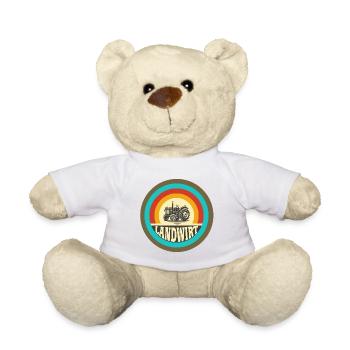 Traktor Vintage Look - Teddy - Weiß - Vorne