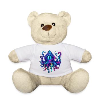 Einauge Oktopus - Teddy - Weiß - Vorne