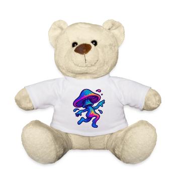 Neon Pilzläufer - Teddy - Weiß - Vorne