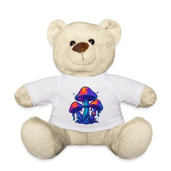 Neon Pilzgruppe - Teddy - Weiß - Vorne