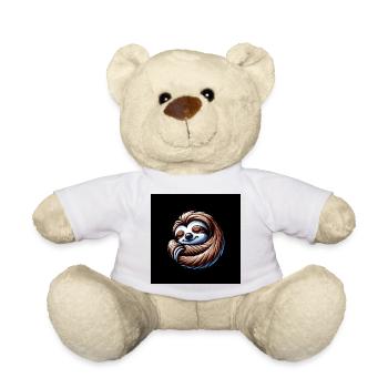 Cool bleiben immer mit der Ruhe lustiges Faultier - Teddy - Weiß - Vorne
