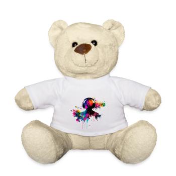 Éclaboussure sonore - Nounours - blanc - Devant