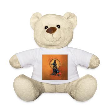 Anubis under the moonlight. - Teddy Bear - white - Front
