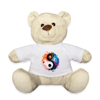 Yin-Yang Splash - Teddy - Weiß - Vorne