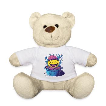 Soupe au cerveau - Nounours - blanc - Devant