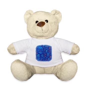 Zwinkerndes Chaos - Teddy - Weiß - Vorne