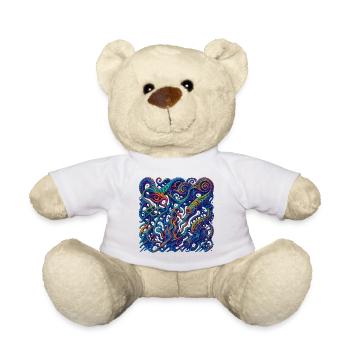 Halluzinationsgitter - Teddy - Weiß - Vorne