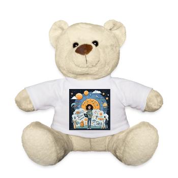 Le planificateur des rêveurs - Nounours - blanc - Devant