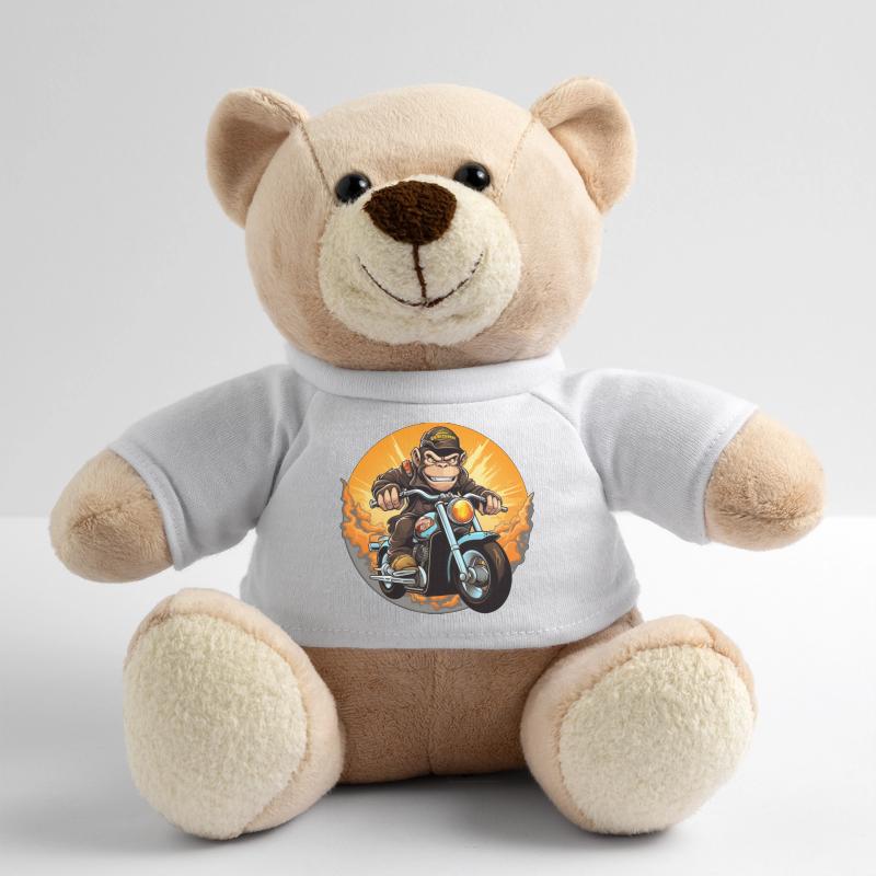 Affe Motorrad / Motorradfahrer Affen Teddy