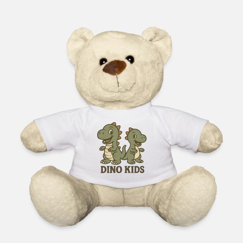 Conception mignonne pour enfants Dino - Nounours - blanc
