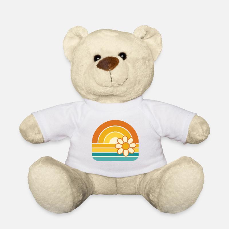 Mountain Roar – Retro Bear Spirit - Teddy - Weiß