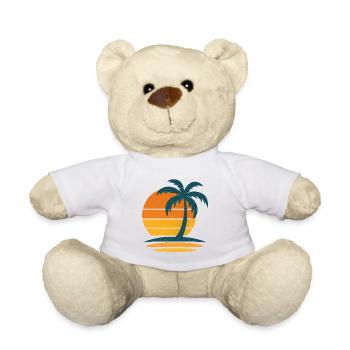 Sail & Sunset – Retro Ocean Calm - Teddy - Weiß - Vorne