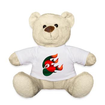 Bangladesh Flag - Bangladesh - Ninja - Teddy Bear - white - Front