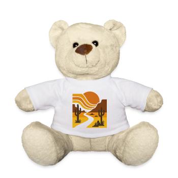 Golden Horizon – Retro Glow - Teddy - Weiß - Vorne