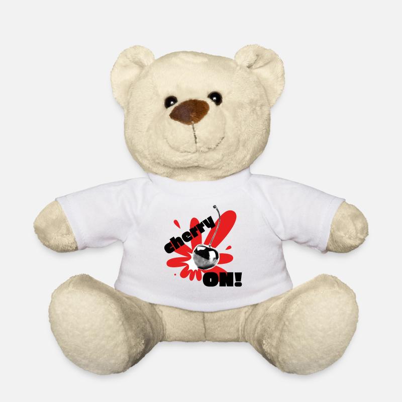 Kirsche auf! - Teddy - Weiß
