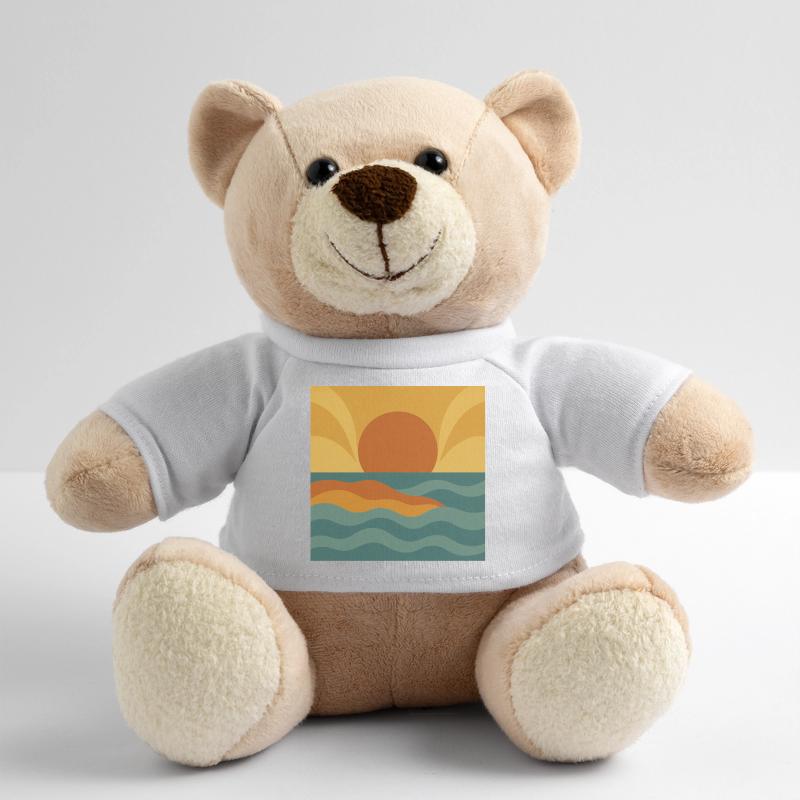 Sunset Flow – Retro Ocean Vibes Teddy