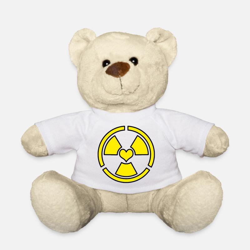 Liebe Strahlung - Teddy - Weiß
