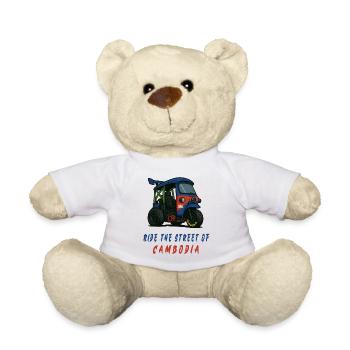 Kambodscha Tuk-Tuk Racing - Teddy - Weiß - Vorne