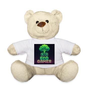 EcoGracz Gaming Conception Pixel Art - Nounours - blanc - Devant