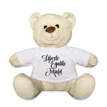 Liberté Egalité FuckAfD Fck AFD ein Zeichen setzen - Teddy - Weiß - Vorne