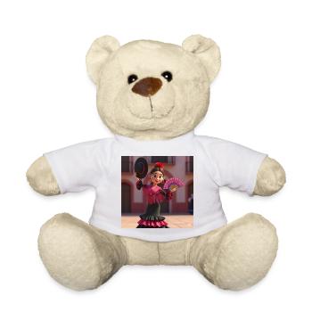 Flamenco mit Kunst - Teddy - Weiß - Vorne
