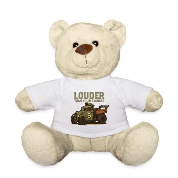 Plus fort que vos excuses - Nounours - blanc - Devant