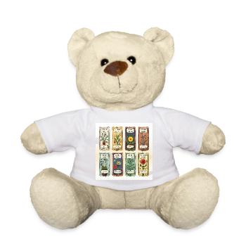 Literarische Schätze - Teddy - Weiß - Vorne