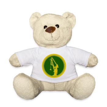 Hafenkran Silhouette 02 - Teddy - Weiß - Vorne