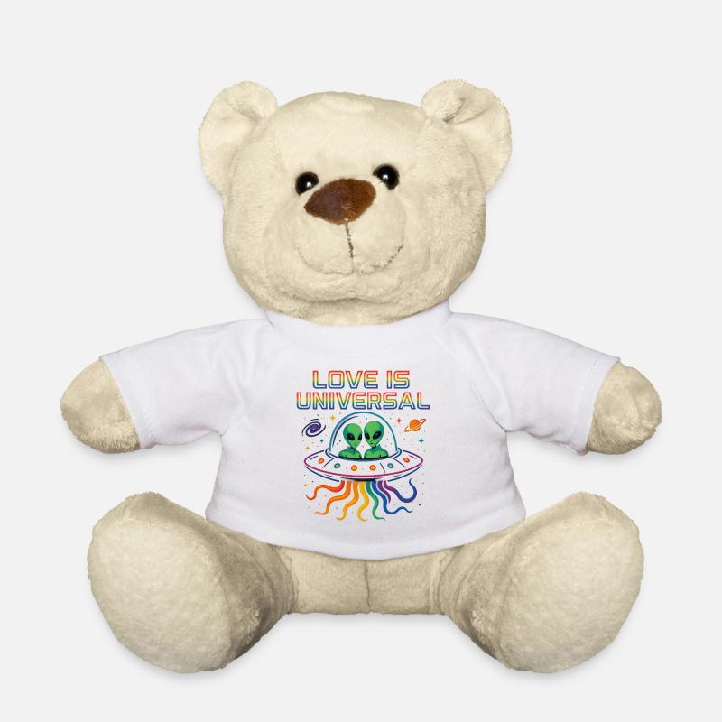 love is universal - Teddy - Weiß