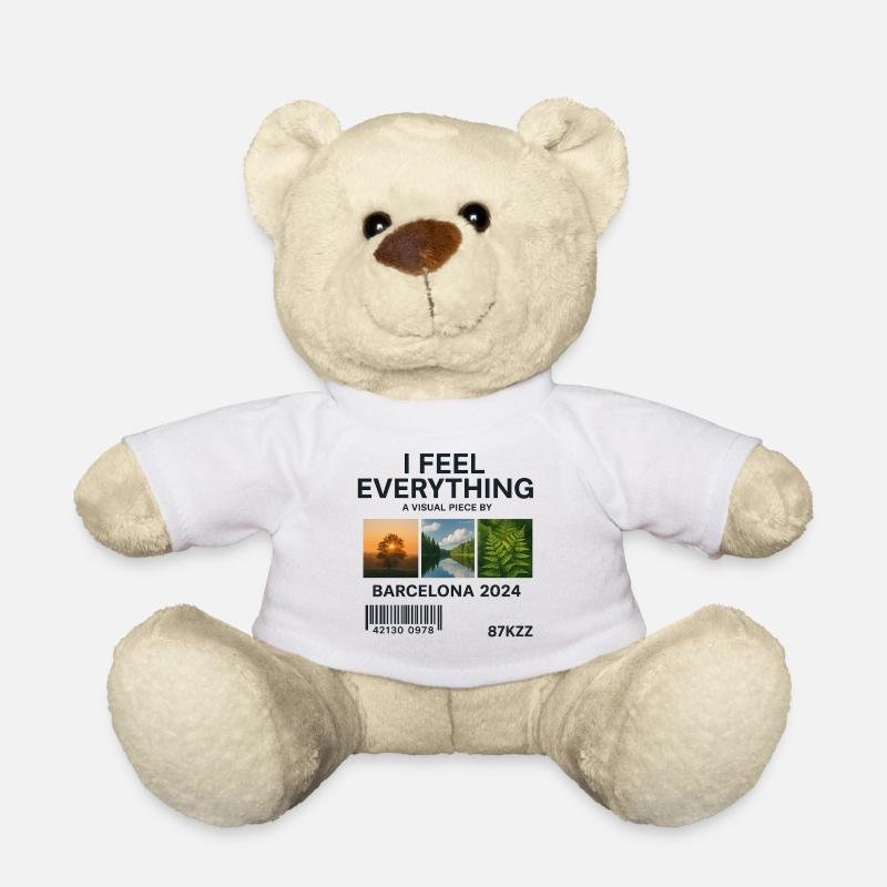 I Feel Everything: Visuelles Werk Barcelona - Teddy - Weiß