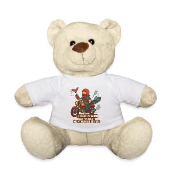 BBQ Biker – Gebraten wird auf’m Bike - Teddy - Weiß - Vorne