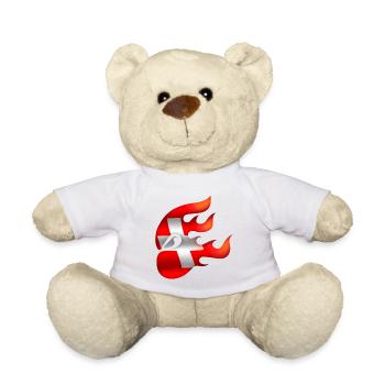 Flagge der Schweiz - Schweiz - Ninja - Teddy - Weiß - Vorne